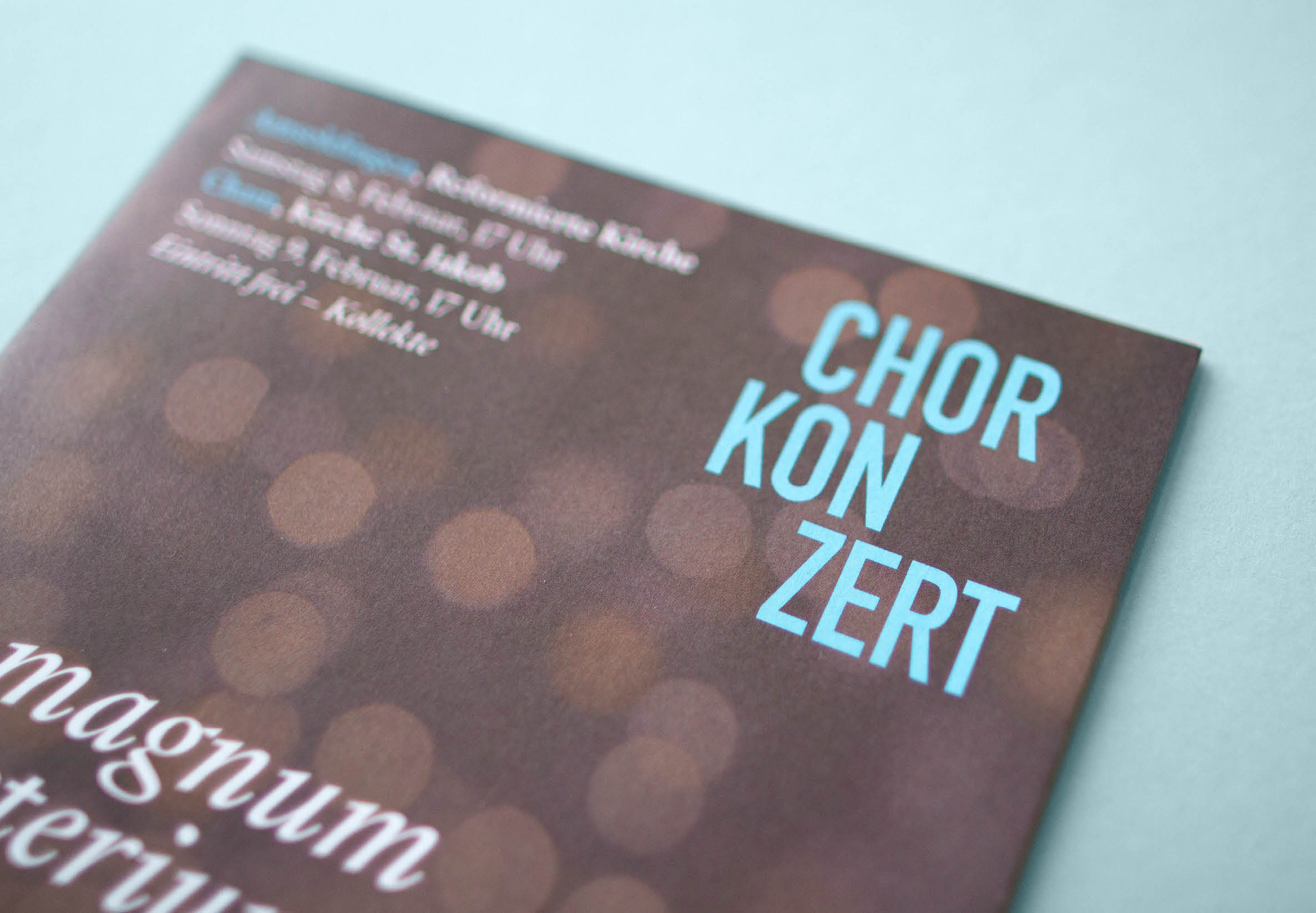 A Cappella Chor Zürich – Flyer
