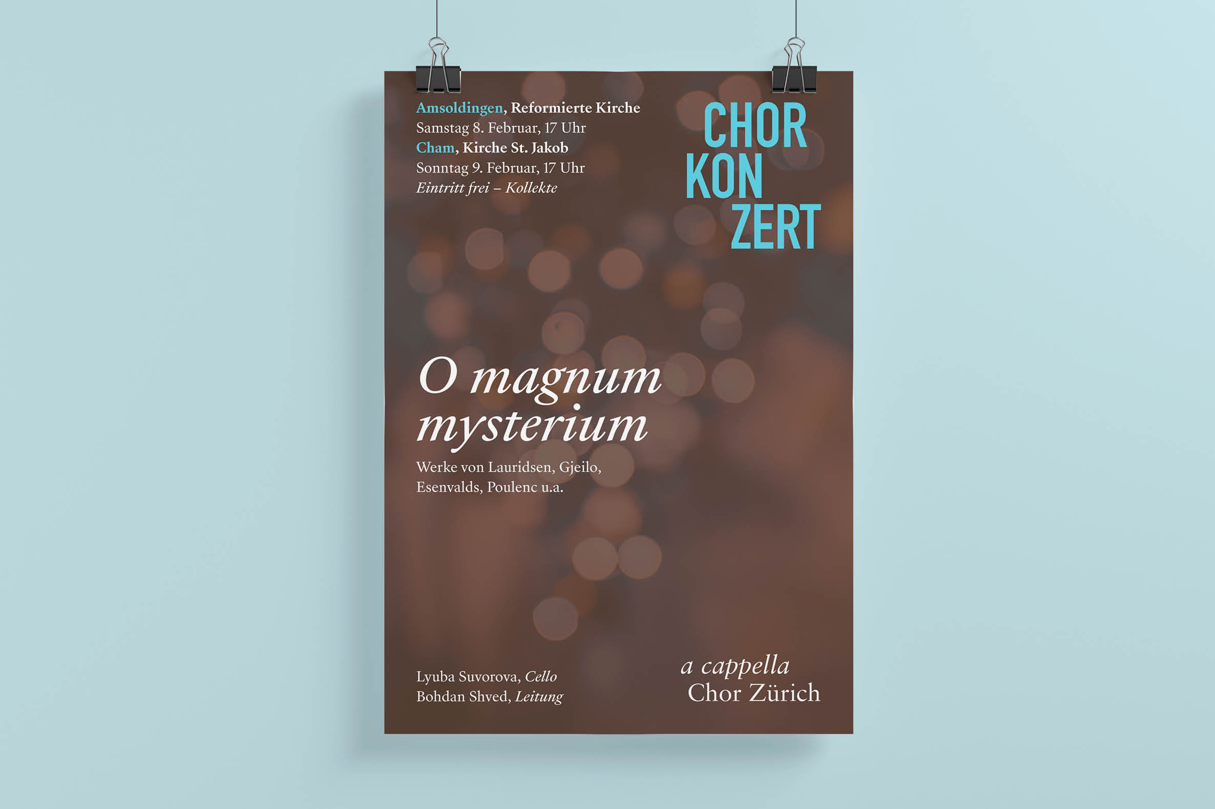A Cappella Chor Zürich – Plakat